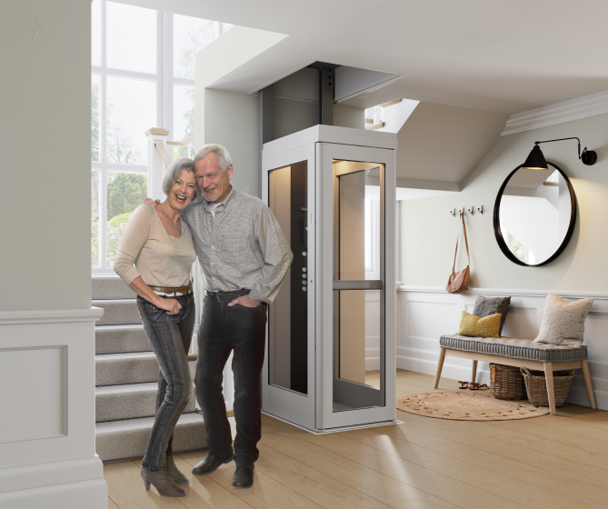 Shaftless Home Elevators For Use Worldwide